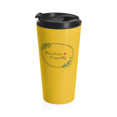 Stainless Steel Travel Mug, Olive Branch Logo-Mug-Practice Empathy