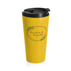 Stainless Steel Travel Mug, Olive Branch Logo-Mug-Practice Empathy