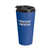 Stainless Steel Travel Mug, Rainbow Logo-Mug-Practice Empathy