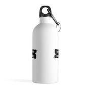 Stainless Steel Water Bottle, Brushes Logo, white-Mug-Practice Empathy