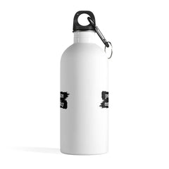 Stainless Steel Water Bottle, Brushes Logo, white-Mug-Practice Empathy