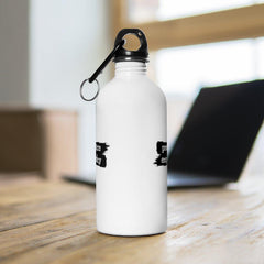 Stainless Steel Water Bottle, Brushes Logo, white-Mug-Practice Empathy