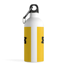 Stainless Steel Water Bottle, Brushes Logo, yellow-Mug-Practice Empathy