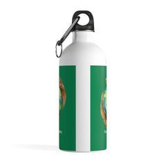 Stainless Steel Water Bottle, Nourishing Home, forest green-Mug-Practice Empathy