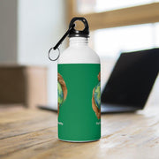 Stainless Steel Water Bottle, Nourishing Home, forest green-Mug-Practice Empathy
