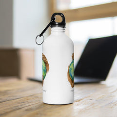 Stainless Steel Water Bottle, Nourishing Home, white-Mug-Practice Empathy