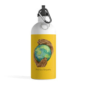 Stainless Steel Water Bottle, Nourishing Home, yellow-Mug-Practice Empathy
