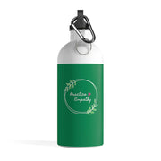 Stainless Steel Water Bottle, Olive Branch Logo, forest green-Mug-Practice Empathy