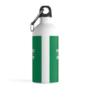 Stainless Steel Water Bottle, Rainbow Logo, forest green-Mug-Practice Empathy