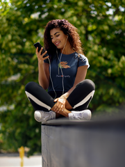 Women's Softstyle Graphic Tee, Word to the Wind