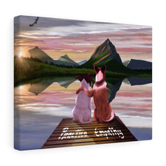 The Ruff Life, Canvas Gallery Wrap-Canvas-Practice Empathy