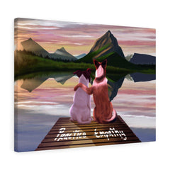 The Ruff Life, Canvas Gallery Wrap-Canvas-Practice Empathy
