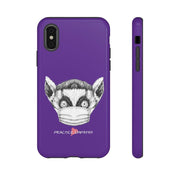 Tough Phone Case, Lenny the Lemur, dark purple-Phone Case-Practice Empathy