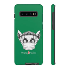 Tough Phone Case, Lenny the Lemur, forest green-Phone Case-Practice Empathy