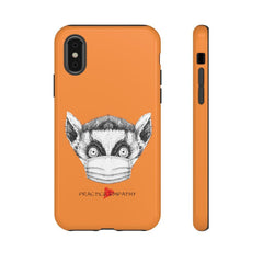 Tough Phone Case, Lenny the Lemur, light orange-Phone Case-Practice Empathy