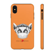 Tough Phone Case, Lenny the Lemur, light orange-Phone Case-Practice Empathy