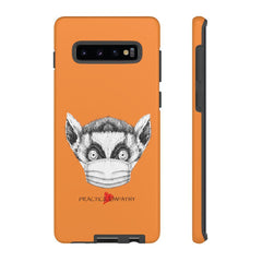 Tough Phone Case, Lenny the Lemur, light orange-Phone Case-Practice Empathy