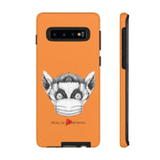 Tough Phone Case, Lenny the Lemur, light orange-Phone Case-Practice Empathy