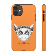 Tough Phone Case, Lenny the Lemur, light orange-Phone Case-Practice Empathy