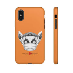Tough Phone Case, Lenny the Lemur, light orange-Phone Case-Practice Empathy