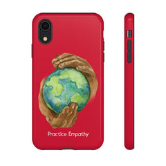Tough Phone Case, Nourishing Home, Deep Red-Phone Case-Practice Empathy