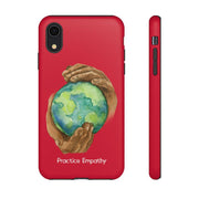 Tough Phone Case, Nourishing Home, Deep Red-Phone Case-Practice Empathy