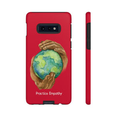 Tough Phone Case, Nourishing Home, Deep Red-Phone Case-Practice Empathy