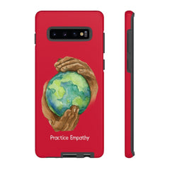 Tough Phone Case, Nourishing Home, Deep Red-Phone Case-Practice Empathy