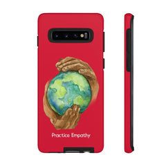 Tough Phone Case, Nourishing Home, Deep Red-Phone Case-Practice Empathy