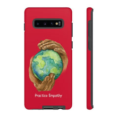 Tough Phone Case, Nourishing Home, Deep Red-Phone Case-Practice Empathy