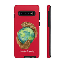 Tough Phone Case, Nourishing Home, Deep Red-Phone Case-Practice Empathy