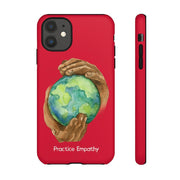 Tough Phone Case, Nourishing Home, Deep Red-Phone Case-Practice Empathy
