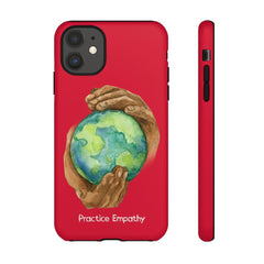 Tough Phone Case, Nourishing Home, Deep Red-Phone Case-Practice Empathy