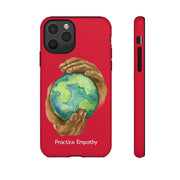 Tough Phone Case, Nourishing Home, Deep Red-Phone Case-Practice Empathy