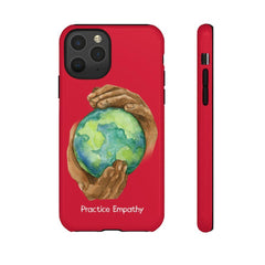 Tough Phone Case, Nourishing Home, Deep Red-Phone Case-Practice Empathy