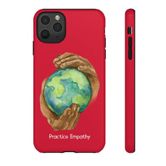Tough Phone Case, Nourishing Home, Deep Red-Phone Case-Practice Empathy