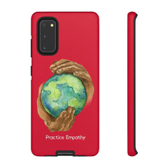 Tough Phone Case, Nourishing Home, Deep Red-Phone Case-Practice Empathy