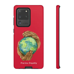 Tough Phone Case, Nourishing Home, Deep Red-Phone Case-Practice Empathy