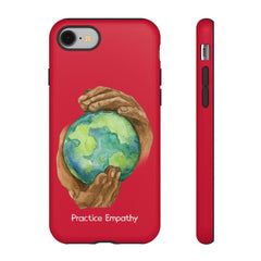Tough Phone Case, Nourishing Home, Deep Red-Phone Case-Practice Empathy