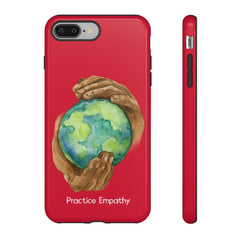 Tough Phone Case, Nourishing Home, Deep Red-Phone Case-Practice Empathy