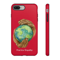 Tough Phone Case, Nourishing Home, Deep Red-Phone Case-Practice Empathy