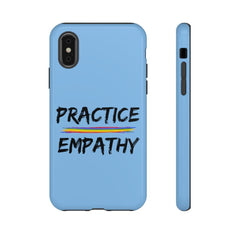 Tough Phone Case, Rainbow Logo, Carolina Blue-Phone Case-Practice Empathy