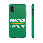 Tough Phone Case, Rainbow Logo, Forest Green-Phone Case-Practice Empathy