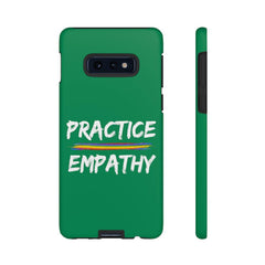 Tough Phone Case, Rainbow Logo, Forest Green-Phone Case-Practice Empathy