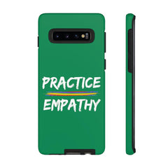 Tough Phone Case, Rainbow Logo, Forest Green-Phone Case-Practice Empathy