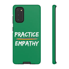 Tough Phone Case, Rainbow Logo, Forest Green-Phone Case-Practice Empathy