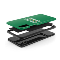 Tough Phone Case, Rainbow Logo, Forest Green-Phone Case-Practice Empathy