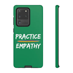 Tough Phone Case, Rainbow Logo, Forest Green-Phone Case-Practice Empathy