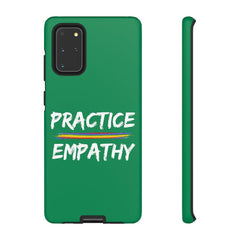 Tough Phone Case, Rainbow Logo, Forest Green-Phone Case-Practice Empathy