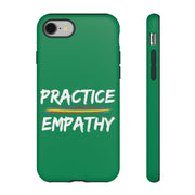 Tough Phone Case, Rainbow Logo, Forest Green-Phone Case-Practice Empathy